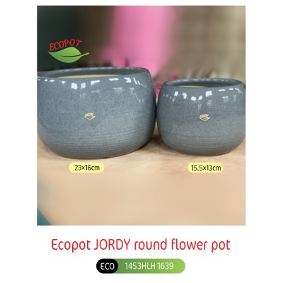 Ecopot JORDY round flower pot